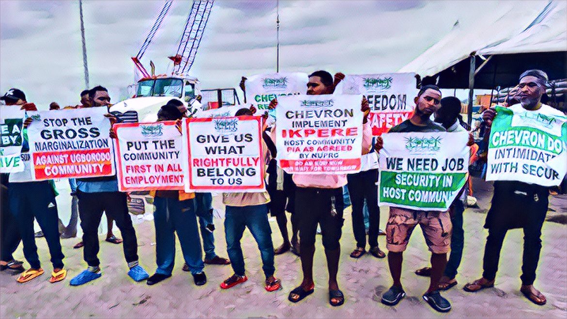 Chevron facility under siege