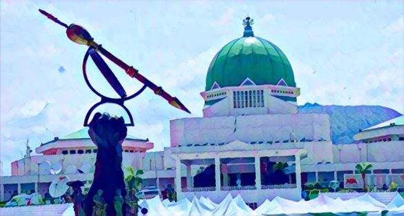 Lawmakers at Nigeria’s National Assembly reviewing tax reform bills