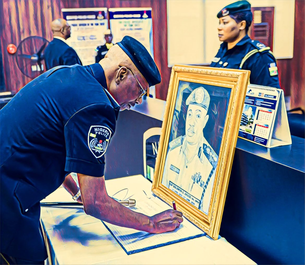 Police Open Condolence Register for Late IGP Solomon Arase Police Open Condolence Register for Late IGP Solomon Arase