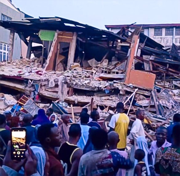 Several Trapped as Two-Storey Building Collapses in Lagos Lagos building collapse