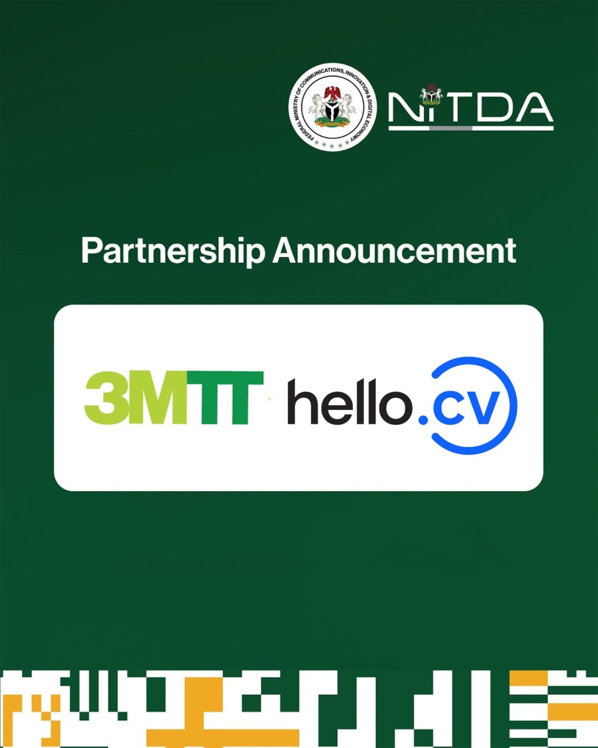 3MTT Hello.cv Nigerian tech talent global partnership